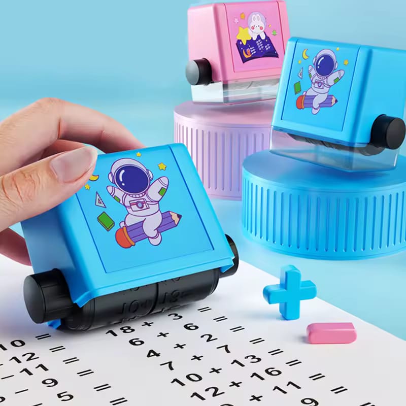 Math Roller Stamps – Addition, Subtraction, Multiplication & Division for Kids