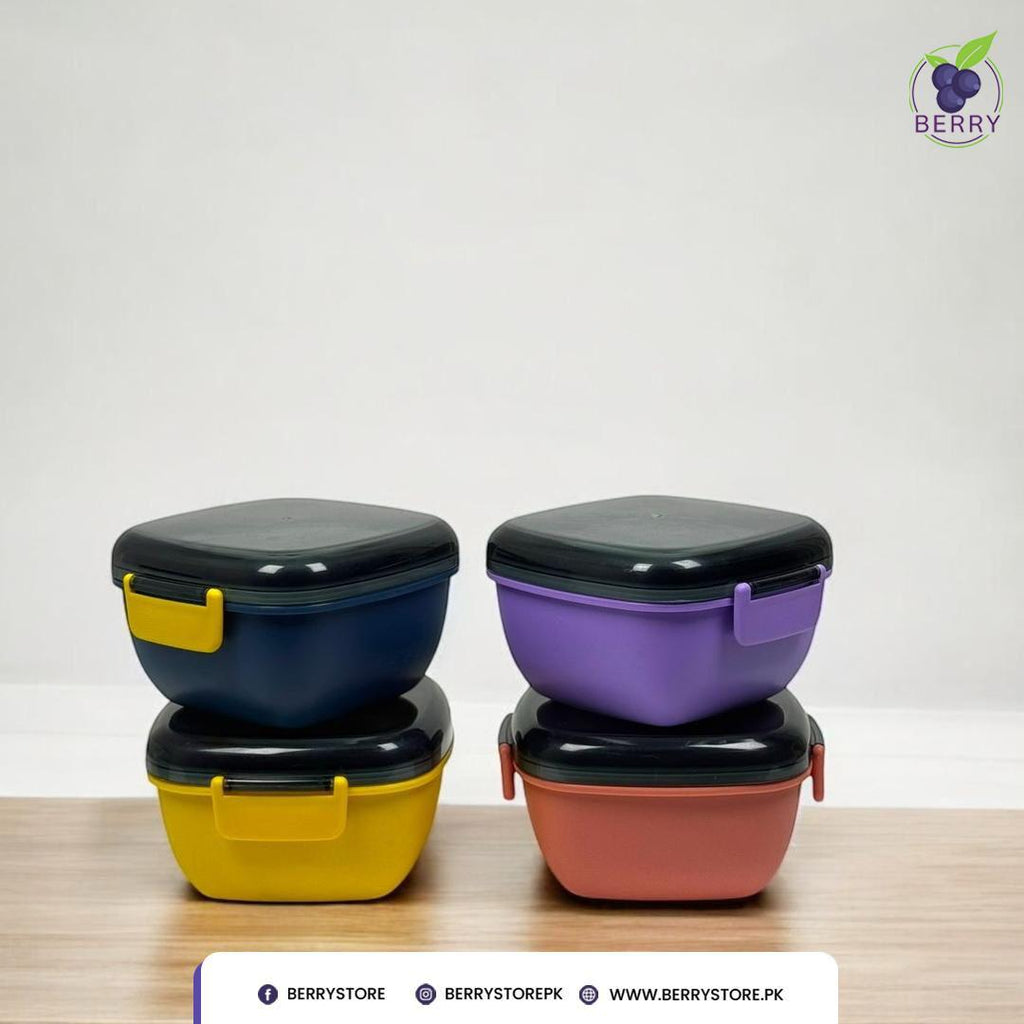 Berry’s New Airtight Lunchbox Articles Square 700ml
