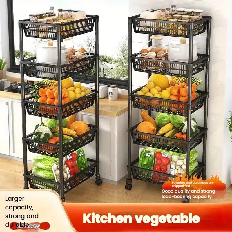 PORTABLE MULTI LAYER KITCHEN SHELF