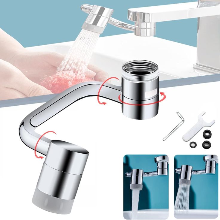 FlexiFlow 1080° Rotating Faucet Extender