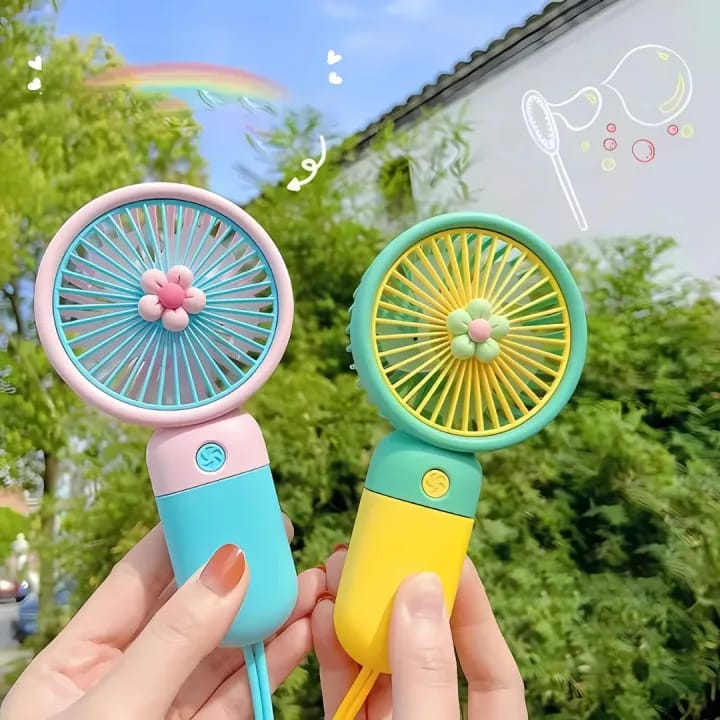 Mini USB Rechargeable Handheld Desktop Fan