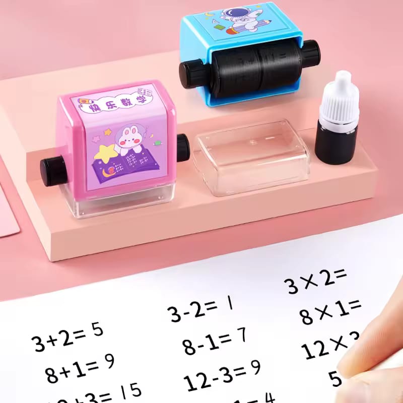 Math Roller Stamps – Addition, Subtraction, Multiplication & Division for Kids