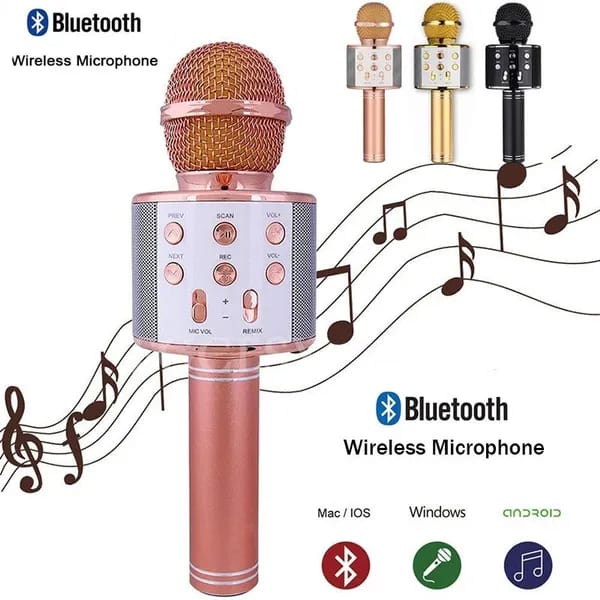 WS-858 Bluetooth Wireless Microphone