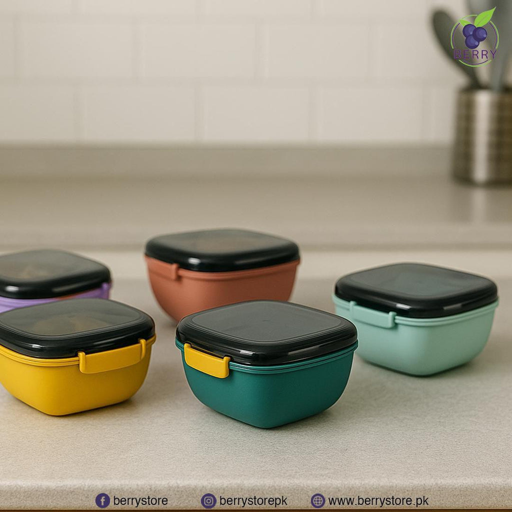 Berry’s New Airtight Lunchbox Articles Square 700ml
