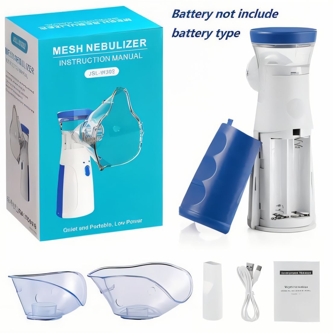 Portable Mesh Nebulizer for Kids and Adults