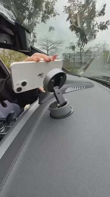 Magnetic Double-Sided Phone Holder – Foldable Desk & Car Mount