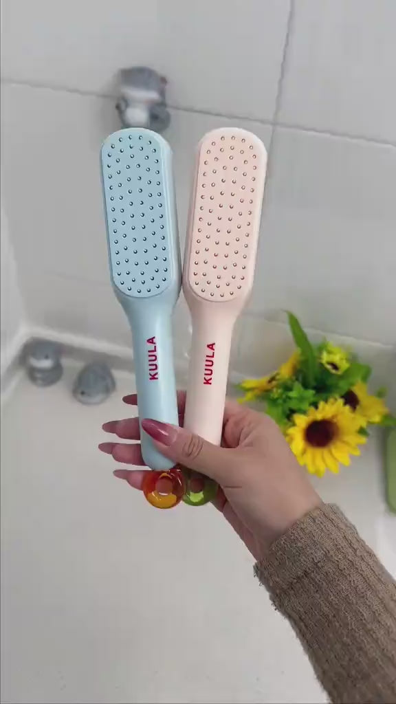 Telescopic Self Cleaning Hair Brush